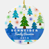 2018 Wiedersehen Weihnachtsbaum Keepake Geschenk Keramikornament (Hinten)