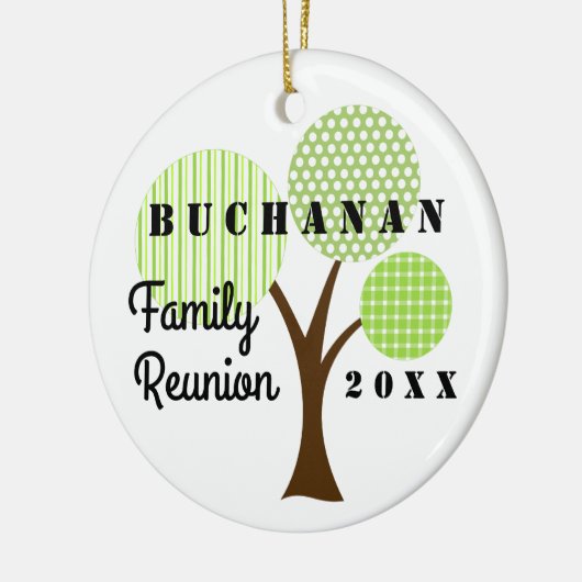 2018 Wiedersehen Whimsical Tree Weihnachtsgeschenk Keramik Ornament (Links)