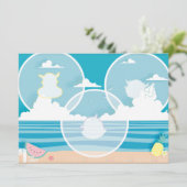 2019カレンダー7月 KARTE (Stehend Vorderseite)