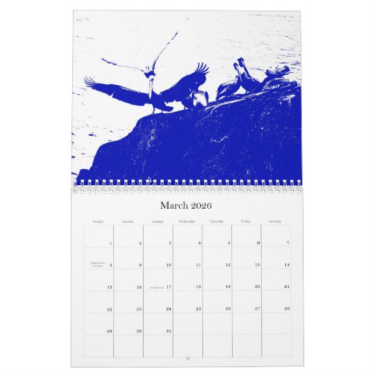 2019 2020 Pelikan-Vogel-Tier-Tier-Kalender Kalender (Mär 2026)