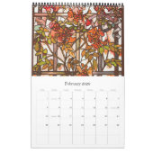 2019 2020 Tiffany-Buntglas-Natur-Kalender Kalender (Feb 2026)