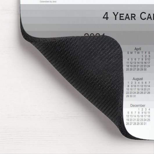 2019-2022 schattiert Grau 4-jährigen Kalender Mousepad (Ecke)