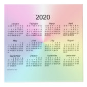 2019-2022 Schimmer-kleiner Kalender-Würfel durch Würfel (Rechts)