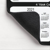2019-2022 schwarzer 4-jähriger Kalender durch Janz Mousepad (Ecke)
