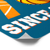 2019 Basketball 7 seit Jahren alt Poster (Ecke)