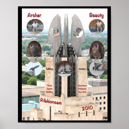 2019 Beauty and Archer 8x10 Poster am Times Square (Vorne)