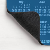 2019 Blau-Kalender durch Janz Mausunterlage Mousepad (Ecke)