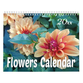 2019 bunte Blumen Kalender