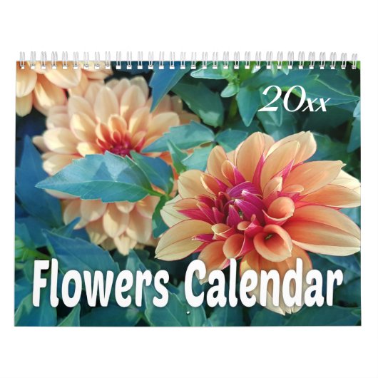 2019 bunte Blumen Kalender (Titelbild)