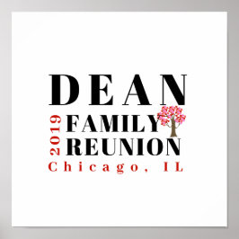 2019 Dean Family Wiedersehen Poster