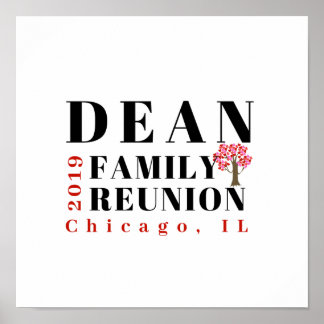 2019 Dean Family Wiedersehen Poster