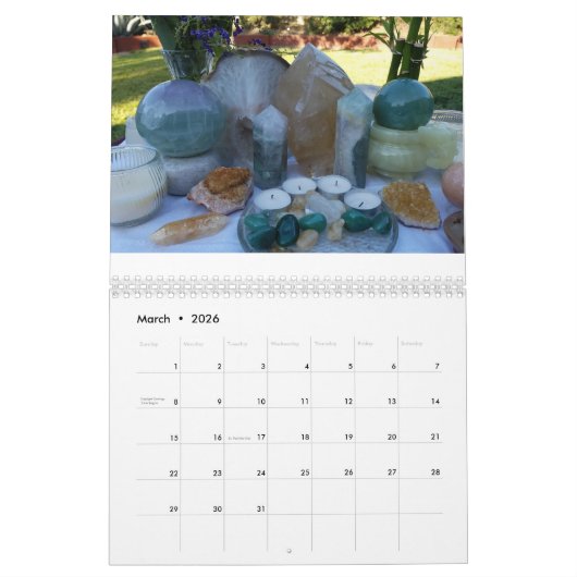 2019 Debbie robust, heilender Kristallkalender Kalender (Mär 2026)