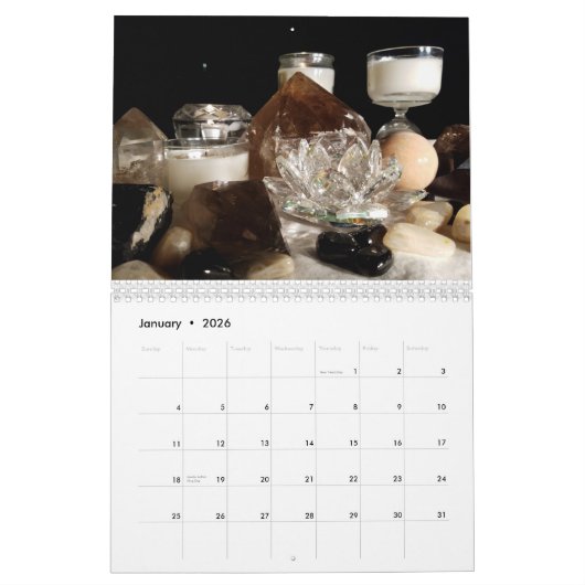 2019 Debbie robust, heilender Kristallkalender Kalender (Jan 2026)