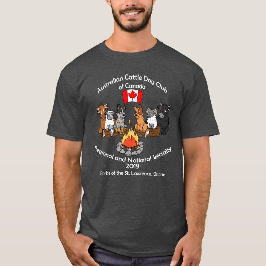 2019 Dunkle ACDCC-Shirts T-Shirt (Vorderseite)