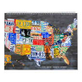 2019 Entwurfturnpike-Lizenz-Teller-Kalender Kalender (Titelbild)