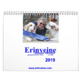 2019 Erinveine Kalender - Clumber Spaniels (Titelbild)