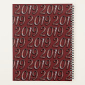 2019 Funny Bricks Numbers Real Anwesen Planer (Rückseite)