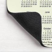 2019 Gewohnheits-Kalender durch Janz Mausunterlage Mousepad (Ecke)