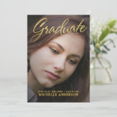 2019 graduierte Mitteilung der Einladung (Stehend Vorderseite)