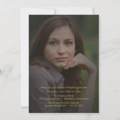 2019 graduierte Mitteilung der Einladung (Rückseite)