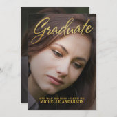 2019 graduierte Mitteilung der Einladung (Vorne/Hinten)