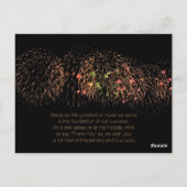 2019 Happy Holidays Customi Corporate Postcard Postkarte (Rückseite)