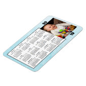 2019 Kalender Magnet Blue Foto Magnet (Linke Seite)