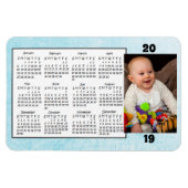 2019 Kalender Magnet Blue Foto Magnet (Horizontal)