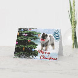 2019 Keeshond Collectors Weihnachtskarte Karte