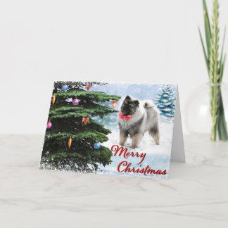 2019 Keeshond Collectors Weihnachtskarte Karte
