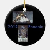 2019 Keramik Ornament Phoenix (Hinten)