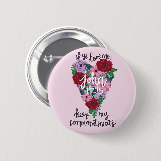 2019 LDS gegenseitiges Thema für Jugend Button (Vorne & Hinten)