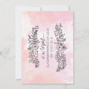 2019 LDS gegenseitiges Thema für Jugend-Karte Dankeskarte