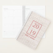 2019 Leinen Blush machen es möglich Zitat Planer (Anzeige)