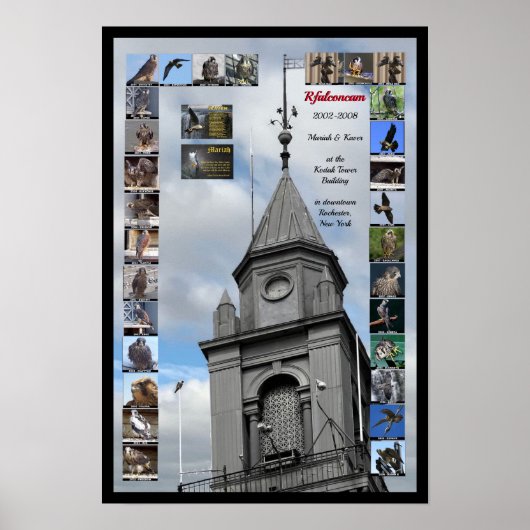 2019 Mariah and Kaver 13x19 Poster am Kodak Tower (Vorne)