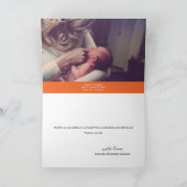 2019 Neues Baby Frohe Weihnachtsschrift Feiertagskarte (Innenseite)