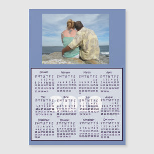 2019 personalisiertes Foto-Minimagnet-Kalender Magnetkarte