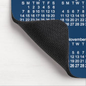 2019 Polizei-Kasten-blauer Großdruck-Kalender Mousepad (Ecke)