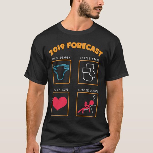 2019 prognostizieren Sie den Mutteren-Vater, der T-Shirt (Vorderseite)