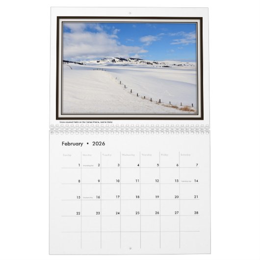 2019 schöne Bilder des Intermountain West! Kalender (Feb 2026)