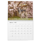 2019 seidenes Windhound durch PaulineNg Kalender (Feb 2027)