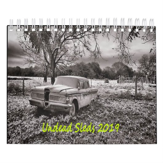 2019 untoter Schlitten-Kalender Kalender (Titelbild)