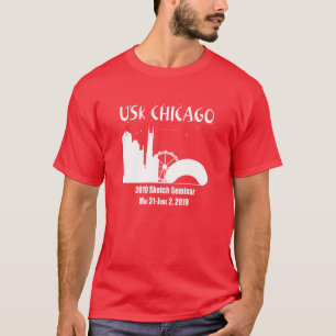 2019 Usk Chicago Skizzen-Seminar T-Shirt