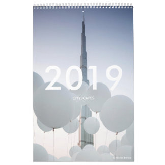2019 Wall Calendar CITYSCAPES Kalender