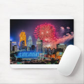 2019 WEBN Feuerwerk Cincinnati Skyline Fotograf Mousepad (Mit Mouse)