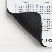2019 Weiß-Rauch 52 Wochen-Kalender durch Janz Mousepad (Ecke)
