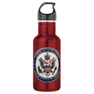 [201] Emblem des U.S. Defense Attaché System (DAS) Trinkflasche