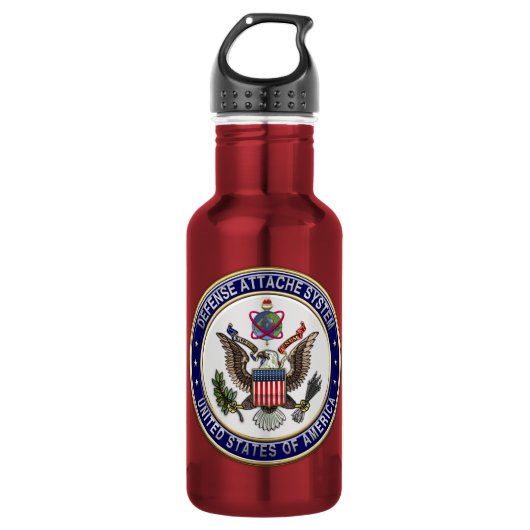 [201] Emblem des U.S. Defense Attaché System (DAS) Trinkflasche (Vorderseite)