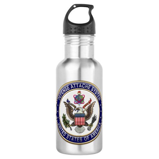 [201] Emblem des U.S. Defense Attaché System (DAS) Trinkflasche (Vorderseite)
