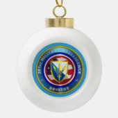 201. Expeditionary Military Intelligence Brigade Keramik Kugel-Ornament (Vorderseite)